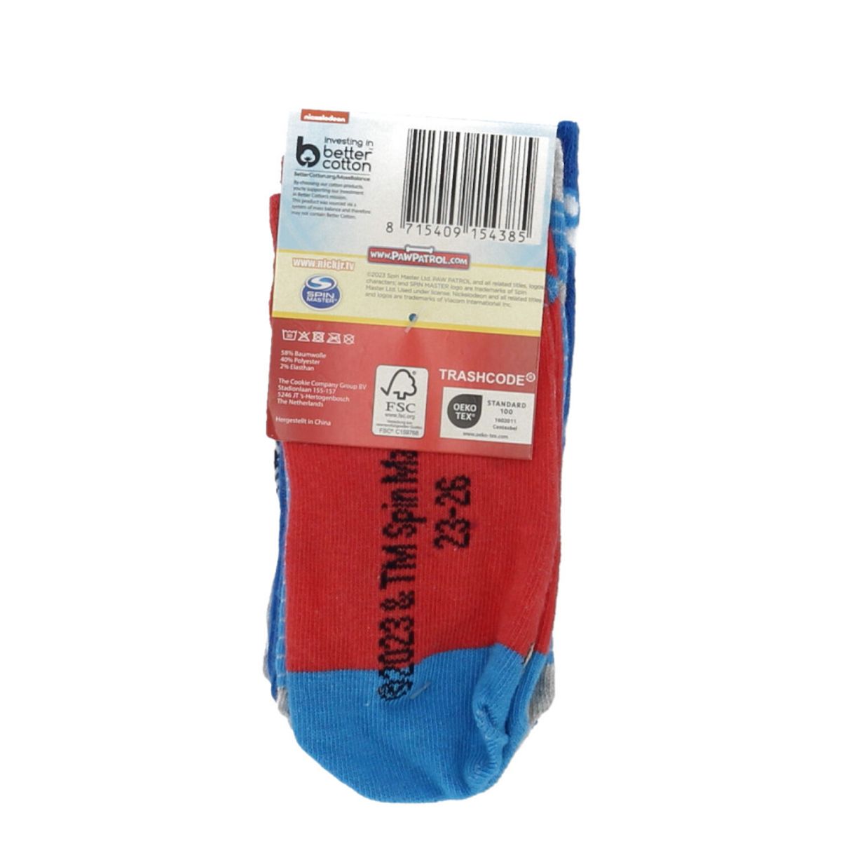 Paw Patrol Strømper 4 Pack